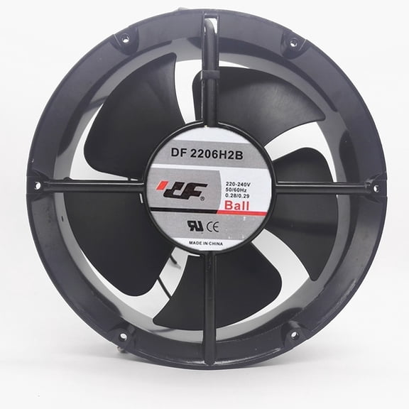 For DF 2206H2B Server Cooling Fan AC 220V 0.29A 200x200x60mm 2-Wire