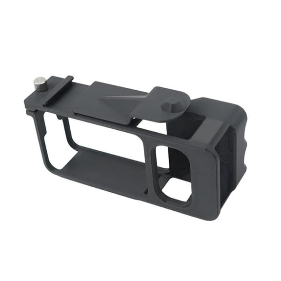 For DJI Osmo Action 6 Street Photo Handle Action Camera Handheld Bracket Cage Accessory Frame Black