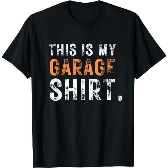 For Dad Father's Day Daddy Son Matching This Is My Garage T-Shirt