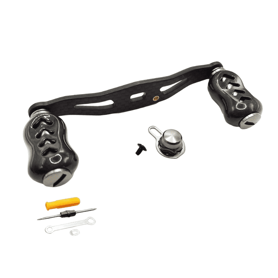 For Daiwa For Abu 3K Carbon Fiber Grip Ball Modified Rocker Arm Handle 85Mm