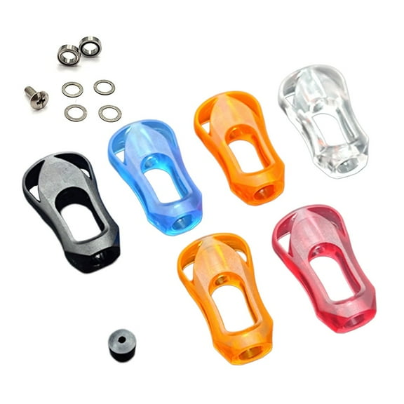 For Daiwa Modified Baitcasting Reel Acrylic Knob Suit 2.8G with Blockage Black