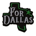 thumbnail image 1 of For Dallas Texas State Embroidered Iron On Patch, 1 of 1