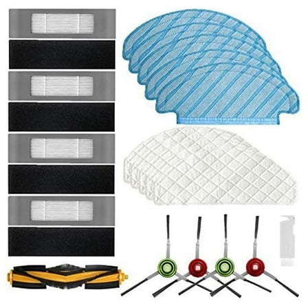 For Deebot T9 T8 N8 Robot Vacuum Cleaner Main Side Brush HEPA Filter Mop Cloth Parts