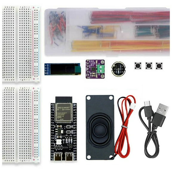For DeepsSeek XiaoZhi AI Voice Chat ESP32-S3 Development Board DIY Kit DevKitC-1 N16R8 WROOM-1-N16R8,1 * AI Voice Chat DIY Kit
