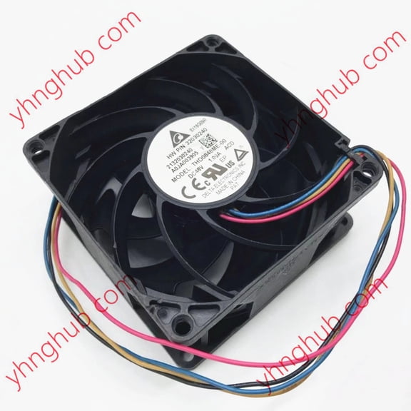 For Delta Electronics THD0848ME-00 ACD DC 48V 1.00A 80x80x38mm 4-Wire Server Cooling Fan