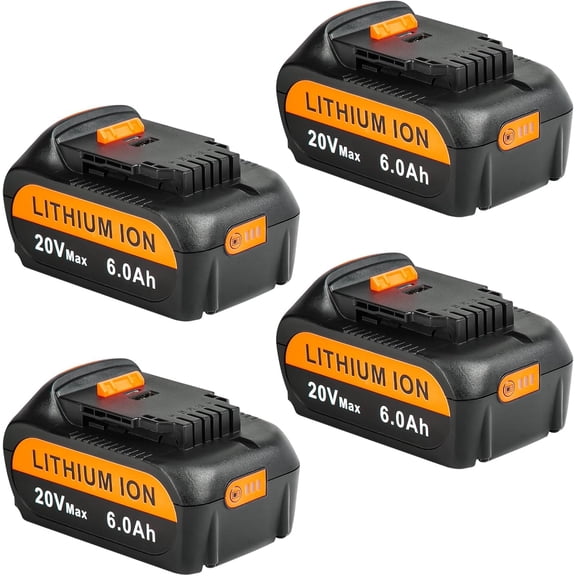 For Dewalt 20V Battery 6Ah Lithium Ion Power Tool Battery,8 Packs