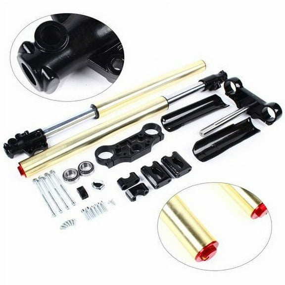 For Dirt Pit Bike 110cc 125cc Pair of  29" Front Fork Shock Triple Tree Clamp