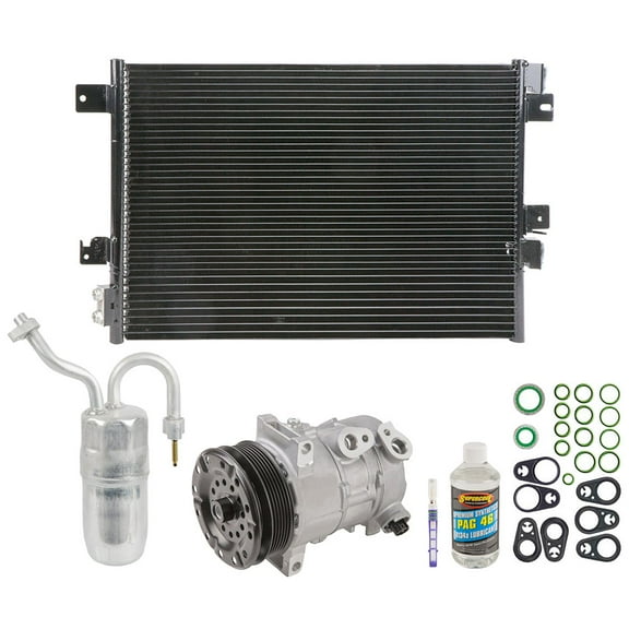 For Dodge Avenger 2.4L 2012-2014 A/C Kit w/ AC Compressor Condenser & Drier - BuyAutoParts