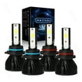 thumbnail image 1 of For Dodge Avenger 2008-2014 4x 6000K LED Headlight Bulbs,9005 9006 High Low Beam,p4c, 1 of 11