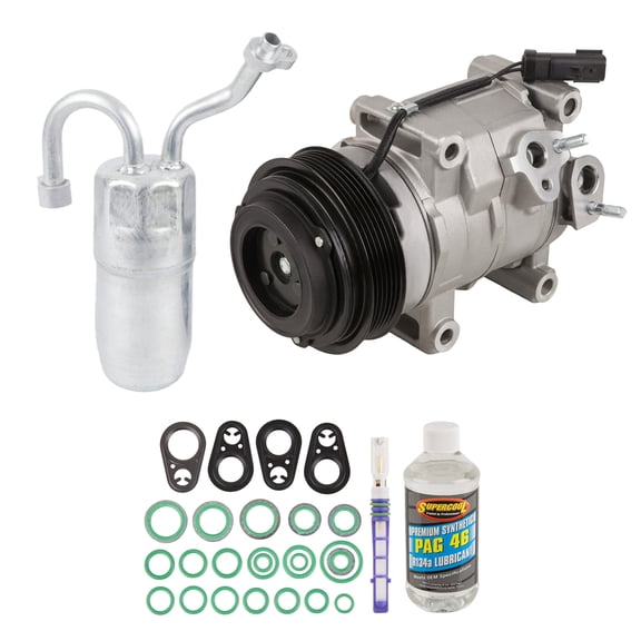 For Dodge Avenger 2012 2013 2014 AC Compressor w/ A/C Repair Kit - BuyAutoParts