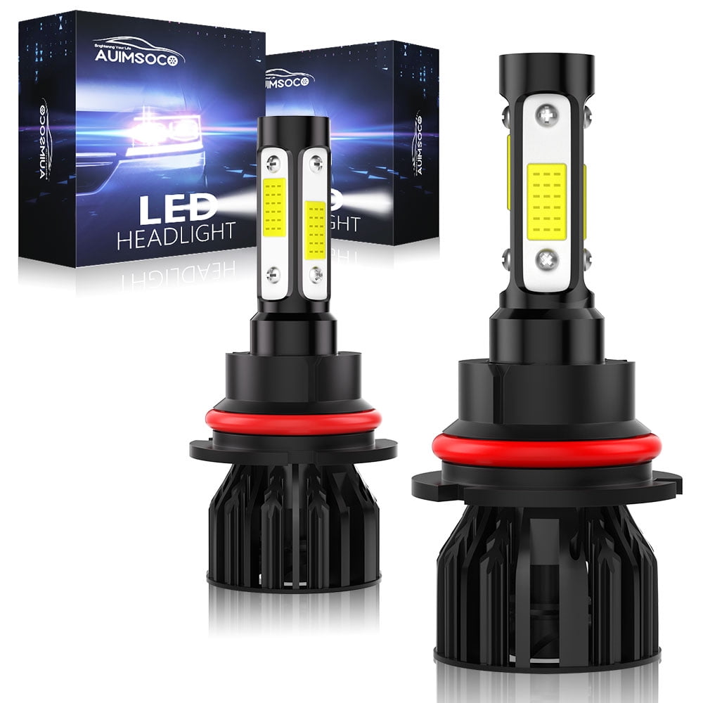 For Dodge B250 1994, LED Headlight Bulbs, 9004/HB1 High Low Beam, 6000K Cool White 4000LM Super Bright 40W High Power, Canbus Ready, Error Free, Easy Setup, Plug-N-Play Halogen Replacement