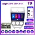 thumbnail image 1 of For Dodge Caliber 2007-2010 Car Stereo Radio Wireless Carplay Android Auto Mirror Link 9'' Touch Screen 4 Cores WIFI GPS FM Bluetooth, 1 of 14