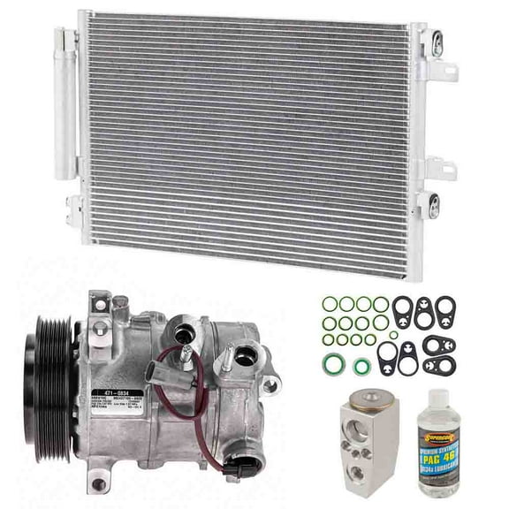 For Dodge Caliber 2010 2011 2012 OEM AC Compressor w/ Condenser Drier - BuyAutoParts