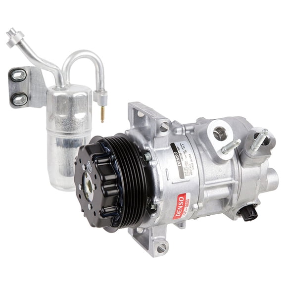 For Dodge Caliber & Jeep Compass Patriot 2008 OEM AC Compressor w/ A/C Drier - BuyAutoParts