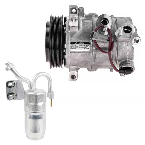 For Dodge Caliber & Jeep Compass Patriot 2009 OEM AC Compressor w/ A/C Drier - BuyAutoParts