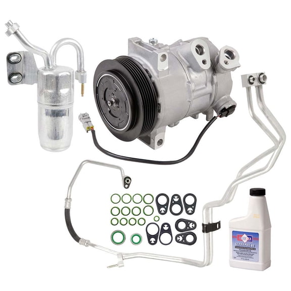 For Dodge Caliber & Jeep Compass Patriot AC Compressor w/ A/C Repair Kit - BuyAutoParts