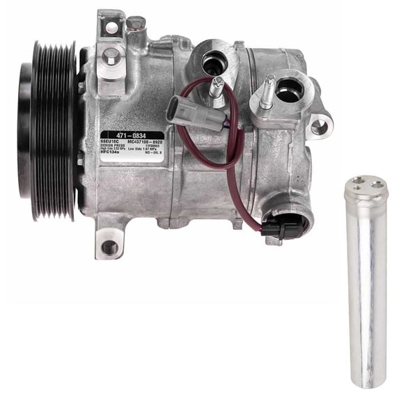 For Dodge Caliber & Jeep Compass Patriot OEM AC Compressor w/ A/C Drier - BuyAutoParts