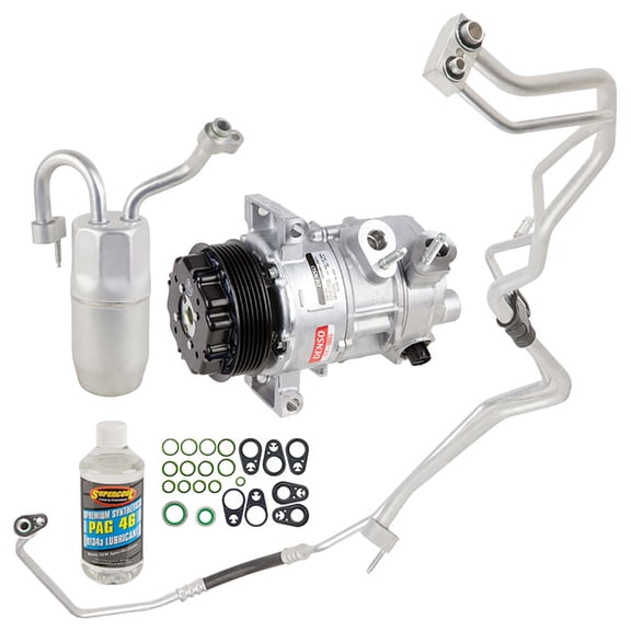 For Dodge Caliber & Jeep Patriot Compass OEM AC Compressor w/ A/C Repair Kit - BuyAutoParts