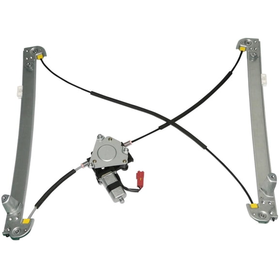For Dodge Caravan Chrysler Minivan Front Right Passenger Side Window Regulator w/ Motor - BuyAutoParts