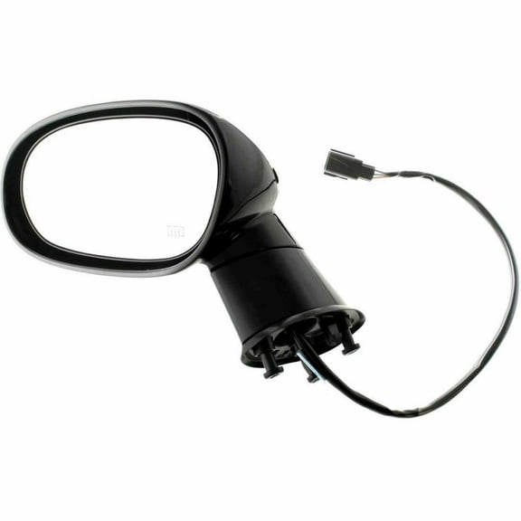 For Dodge Challenger 2008-2013 Driver Side Door Mirror | Heated | Matte Black | 1GE19AXRAE | CH1320311