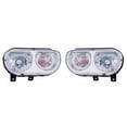 thumbnail image 1 of For Dodge Challenger 2008-2014 OEM Headlight Lens & Housing Driver and Passenger Side | Pair | CH2518137, CH2519137 | 5028777AA, 5028776AA, 1 of 3