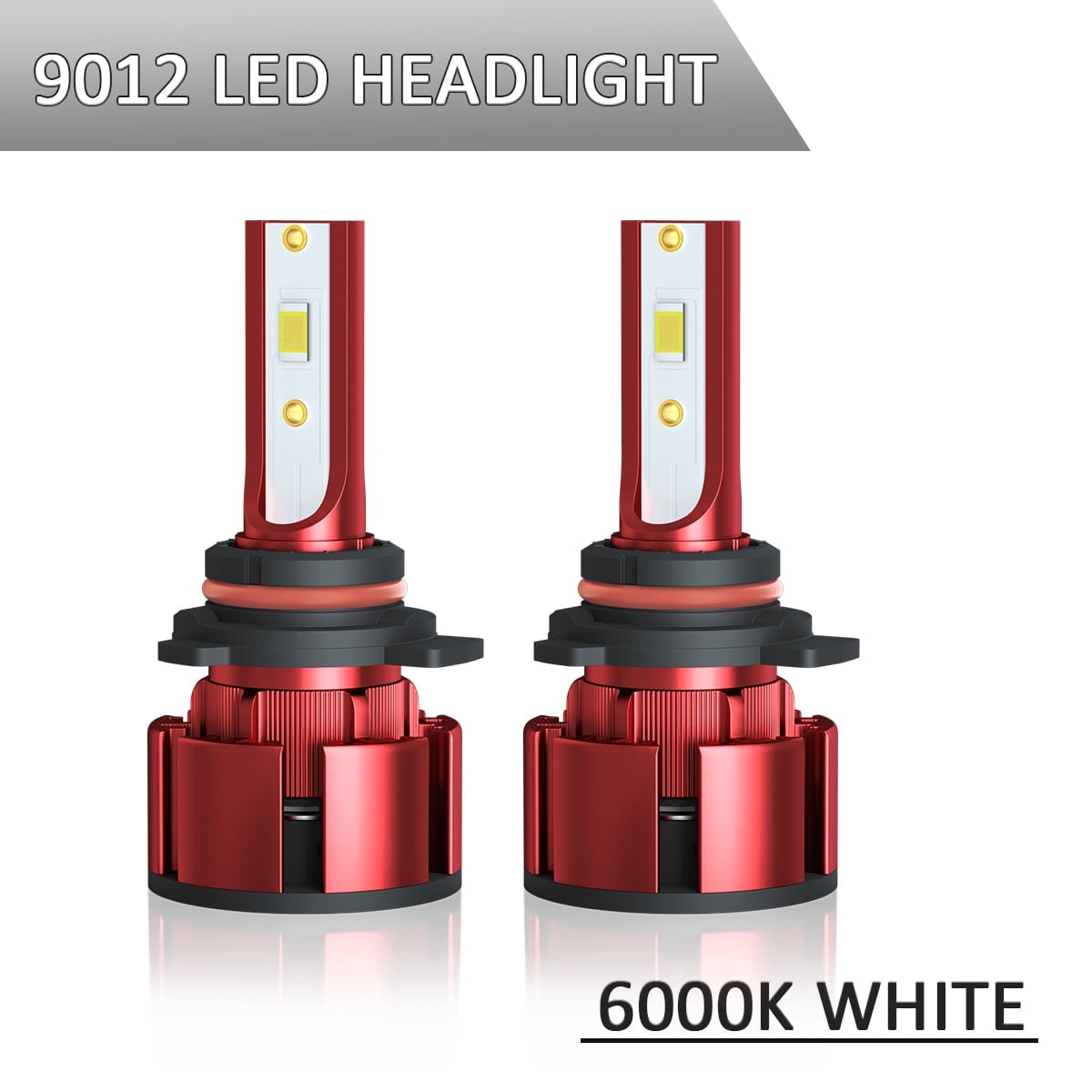 Kit LED 9012 (HIR2) Para Faros De Baja De Dodge Challenger 2015-2019 – Luz Blanca Fría 6000K