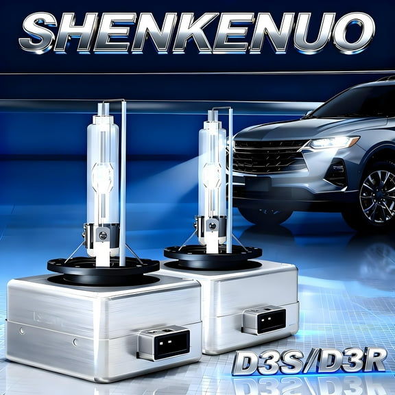 For Dodge Challenger 2015-2021 HID Headlight Bulbs D3S High&Low Beam Set 2 Pack