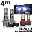 thumbnail image 1 of For Dodge Challenger 2015-21 Car Bulbs Hi/Lo Beam+Fog Light Kit 4Pcs Canbus No Error Plug-N-Play, 1 of 16