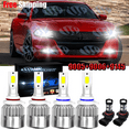 thumbnail image 1 of For Dodge Charger 2006-2009 Combo LED Headlight + Fog Light Bulbs White 6000K, 1 of 7