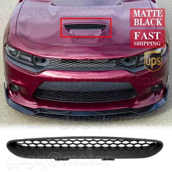 For Dodge Charger SRT GT Hellcat 15-20 Hood Front Center Bezel Trim Vent Grille