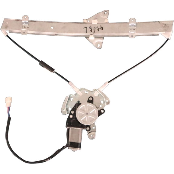 For Dodge Colt & Mitsubishi Mirage New Front Left Driver Side Window Regulator w/ Motor - BuyAutoParts