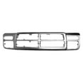 thumbnail image 1 of For Dodge DW Pickup 1991 1992 1993 Grille Frame | Chrome/Black | CH1200137 | 83506568AB, 1 of 2