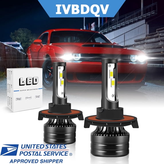 For Dodge Dakota 2005-2010 2x H13 LED Headlight High/Low Beam Dual Light Bulb 2pc