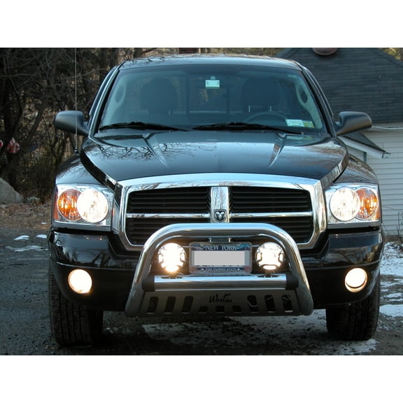For Dodge Dakota Off Road Bumper Lamp Bar Auxiliary Driving Lights Kit