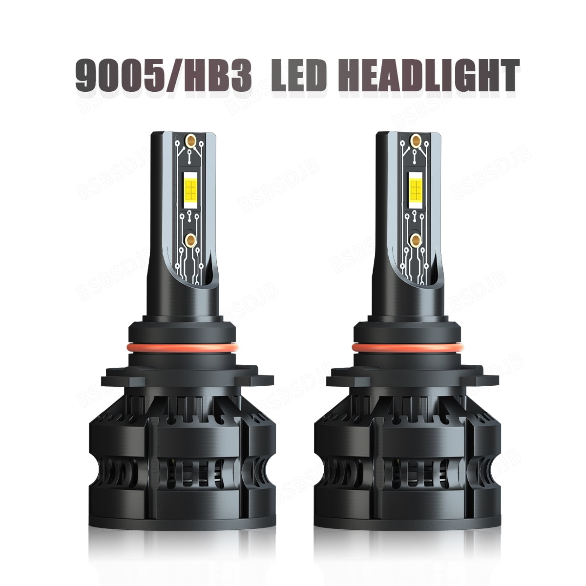 For Dodge Dart 2016 LED Headlight High/Low Beam Bulbs 6000K Bright White