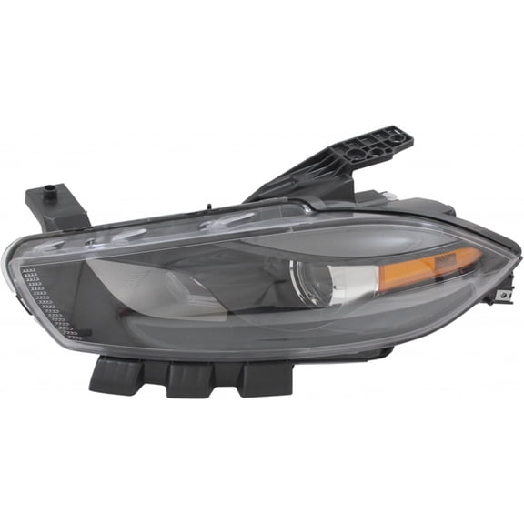 For Dodge Dart Headlight Assembly 2016 Driver Side Halogen Code LMC MFA Black Bezel CAPA For CH2518150 | 68292805AA