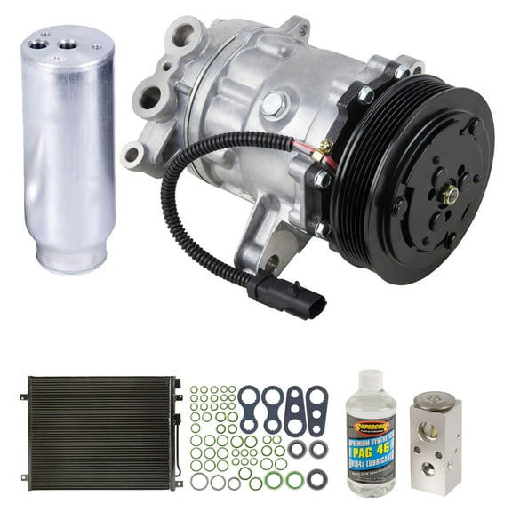 For Dodge Durango 2000 A/C Kit w/ AC Compressor Condenser & Drier - BuyAutoParts