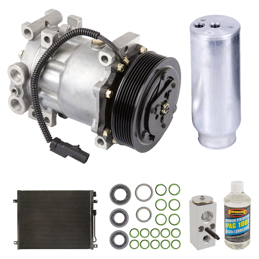 For Dodge Durango 2002 2003 A/C Kit w/ AC Compressor Condenser & Drier ...