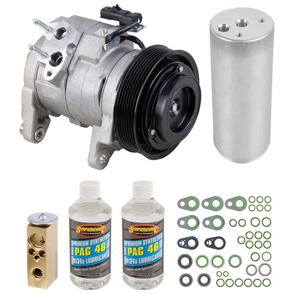 For Dodge Durango 2004 2005 2006 OEM AC Compressor w/ A/C Repair Kit - BuyAutoParts