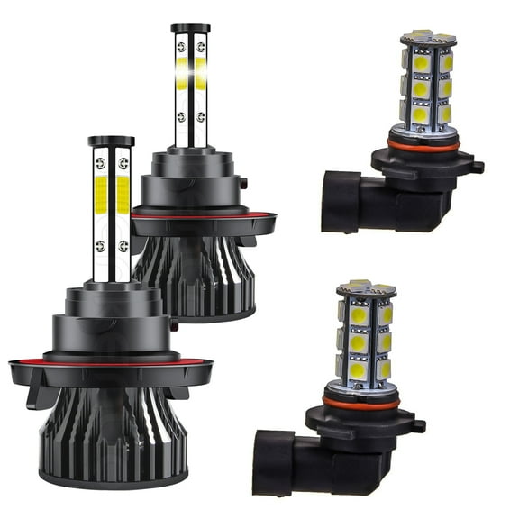 For Dodge Durango 2004-2009 LED Headlight Bulbs Fog Light Conversion Kit White