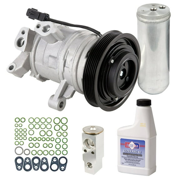 For Dodge Durango 2008 2009 AC Compressor w/ A/C Repair Kit - BuyAutoParts