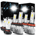 thumbnail image 1 of For Dodge Durango 2011 2012 2013 LED Headlights High Low Fog Light Combo Bulbs 6pcs, 1 of 17