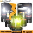 thumbnail image 1 of For Dodge Durango 2011-2013 9005 H11 LED Headlight+H16/5202 Fog Light Bulbs Kit 6000K White 6Pcs, 1 of 16