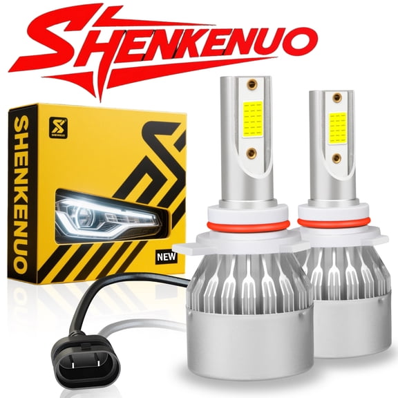 For Dodge Durango 2014 2015 LED Headlight Bulbs 9012 High and Low Beam 2pcs