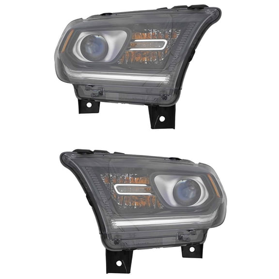 For Dodge Durango 2016 2017 2018 2019 2020 Pair Headlights - BuyAutoParts