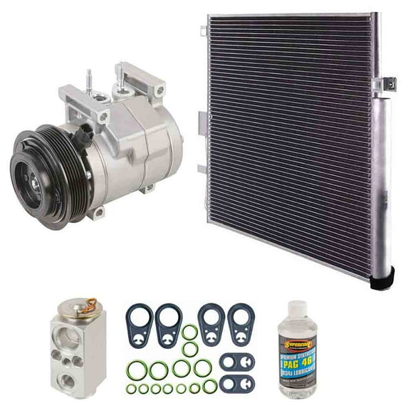 For Dodge Durango 2016 2017 2018 A/C Kit w/ AC Compressor Condenser & Drier - BuyAutoParts