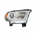 thumbnail image 1 of For Dodge Durango Headlight Assembly 2016 17 18 19 2020 Passenger Side W/LED DRL Chrome Trim CAPA For CH2503306 | 68299132AF, 1 of 2