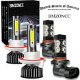 thumbnail image 1 of For Dodge Grand Caravan 2008-2010 LED Headlight Hi/Lo + Fog Bulbs 6500K Combo 4pcs, 1 of 9