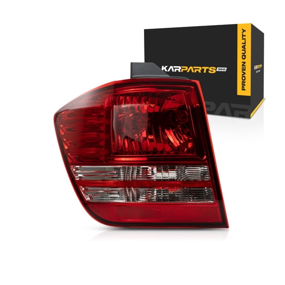For Dodge Journey 2010-2020 Tail Light Driver Side | Outer | Clear and Red Lens | Replacement For CH2804102, 5116291AH