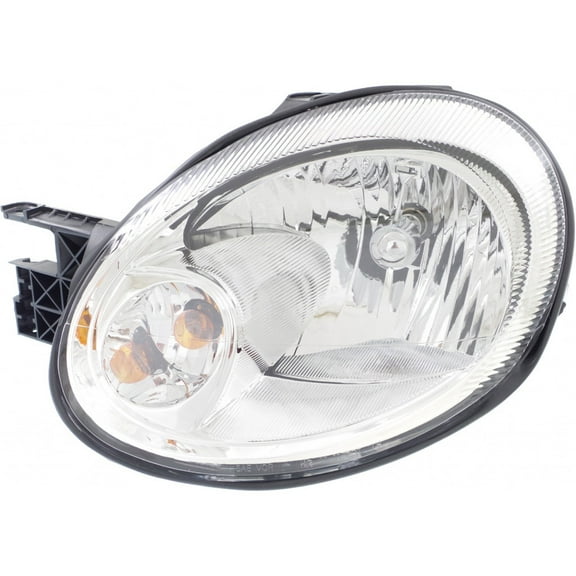 For Dodge Neon Headlight 2003-2005 Driver Side DOT Certified Bulbs Included CH2502151-Replaces 5303551AM ;code LMB; w/bright bezel; includes bulb